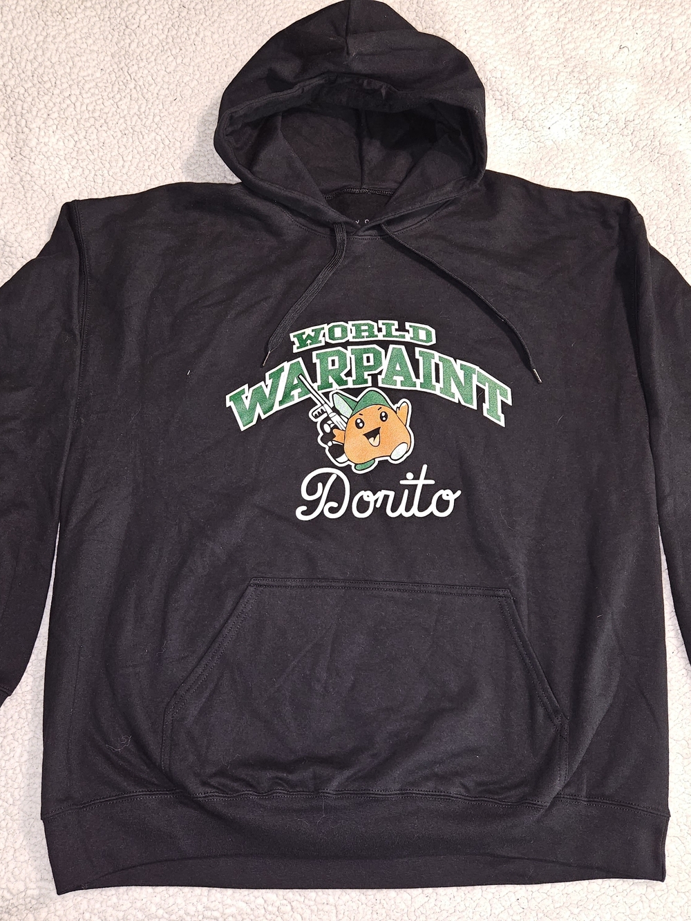 Black Graphic Hoodie